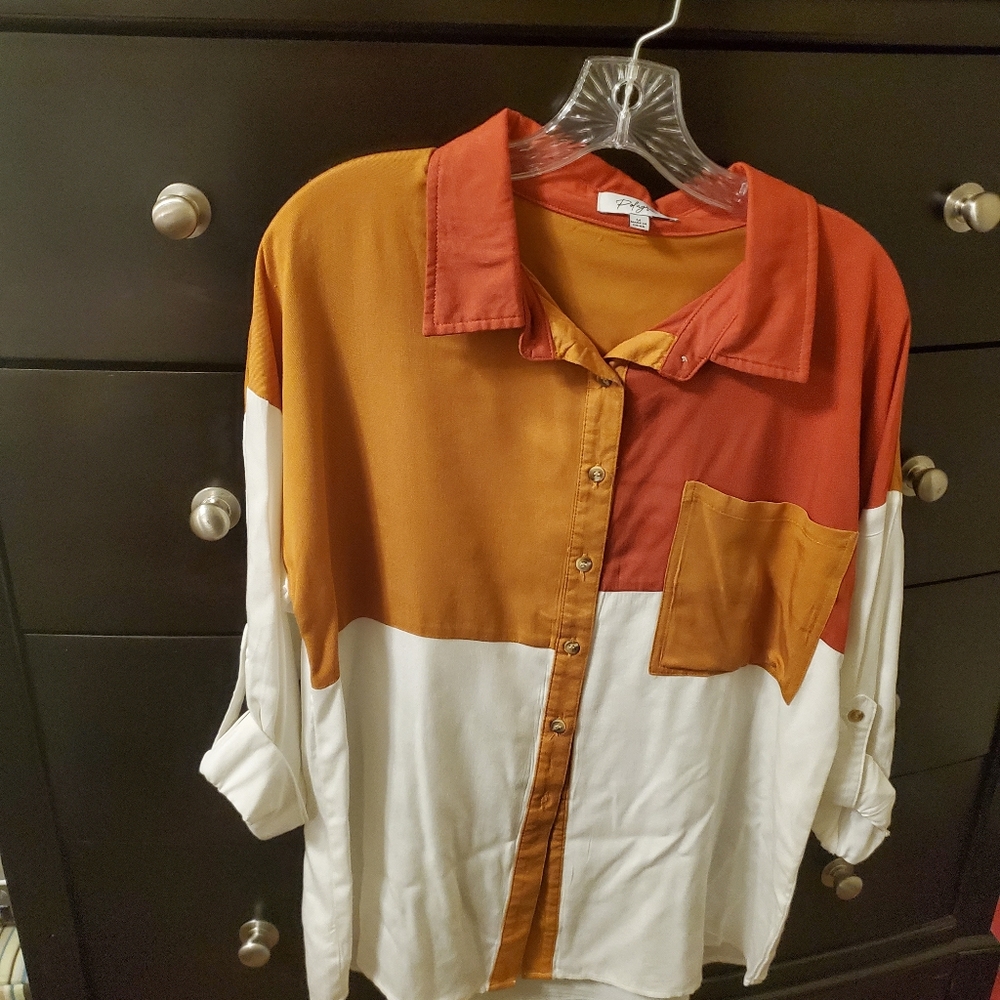 Multi Color Button Down Shirt